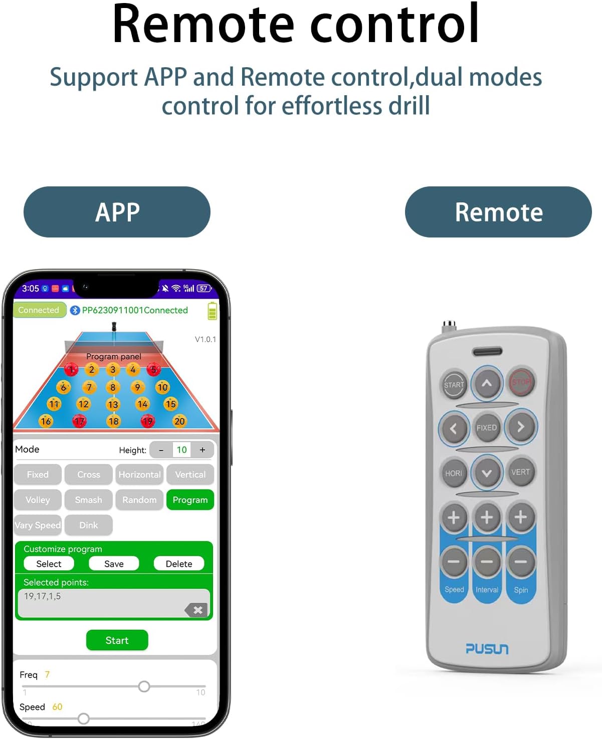 PP-SMART Pro Pickleball Machine – App-Controlled Smart Ball Launcher