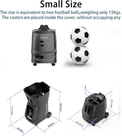 PP-SMART Pro Pickleball Machine – App-Controlled Smart Ball Launcher